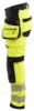 Afbeeldingen van BLÅKLÄDER Werkbroek met 4-weg stretch dames 7022 High Vis geel/zwart C36