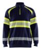 Afbeeldingen van BLÅKLÄDER Sweater 3553 marineblauw/High Vis geel XS