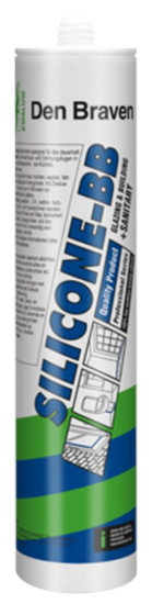 Afbeeldingen van ZWALUW Siliconenkit Silicone-BB transparant grijs 310ML