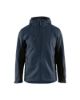 Afbeeldingen van BLÅKLÄDER Softshell jack met capuchon 4753 donker marineblauw/zwart M