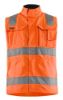 Afbeeldingen van BLÅKLÄDER Werkvest ongevoerd 8505 High Vis oranje/marineblauw S