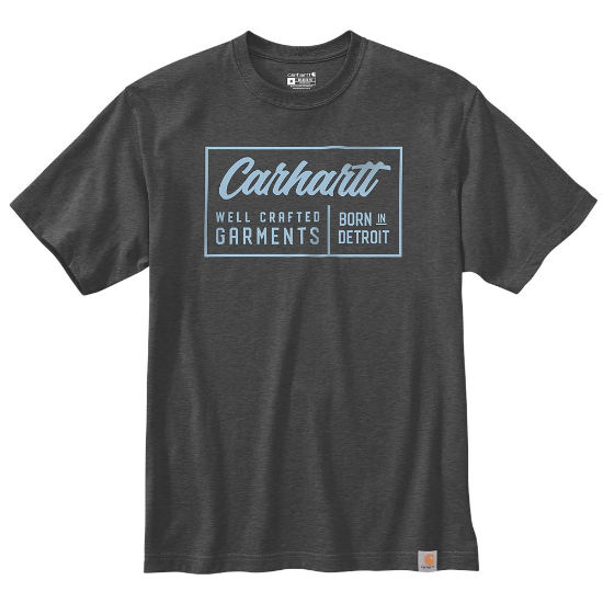 Afbeeldingen van CARHARTT T-shirt grafische print dames 105177 carbon heather L