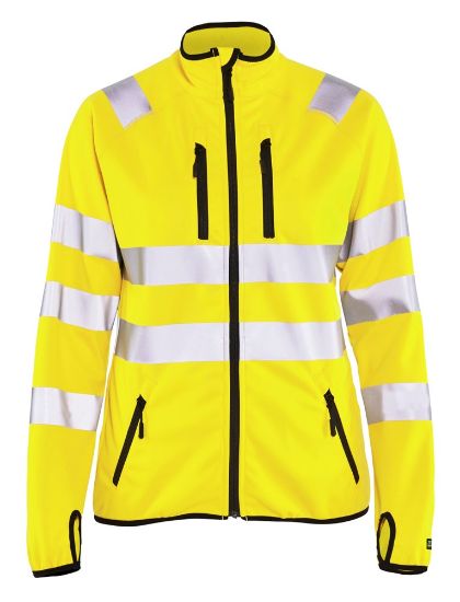 Afbeeldingen van BLÅKLÄDER Softshell jack dames 4926 High Vis geel M