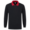 Afbeeldingen van TRICORP Polosweater contrast 301006 navy/rood S