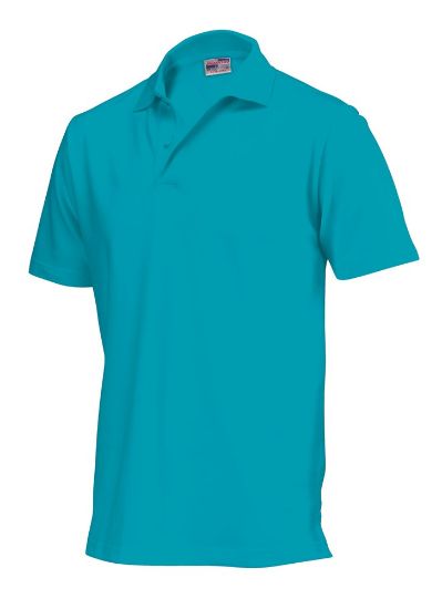 Afbeeldingen van TRICORP Poloshirt 201014 turquoise 2XL