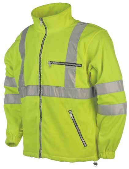 Afbeeldingen van Fleecejas 131Z EN471 fluor geel 2XL