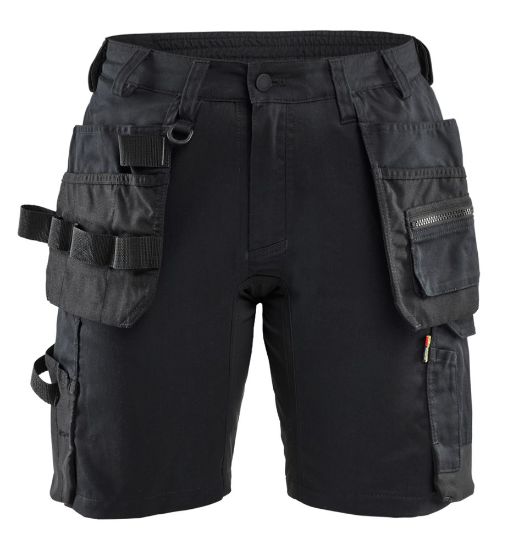 Afbeeldingen van BLÅKLÄDER Short dames met 2-weg stretch 7133 zwart C48
