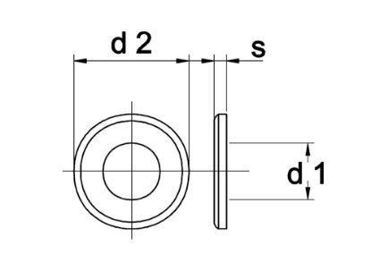 Afbeeldingen van Voorspanring EN14399-6 C45 DIN6916 ZW M24