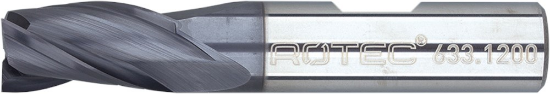 Afbeeldingen van ROTEC Universeelfrees VHM SILVER-LINE kort TiAlN-gecoat 4MM
