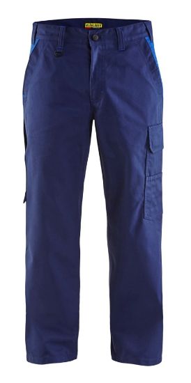 Afbeeldingen van BLÅKLÄDER Werkbroek industrie 1404 marineblauw/korenblauw D96