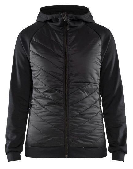 Afbeeldingen van BLÅKLÄDER Hybride sweater dames 3464 zwart/donkergrijs L