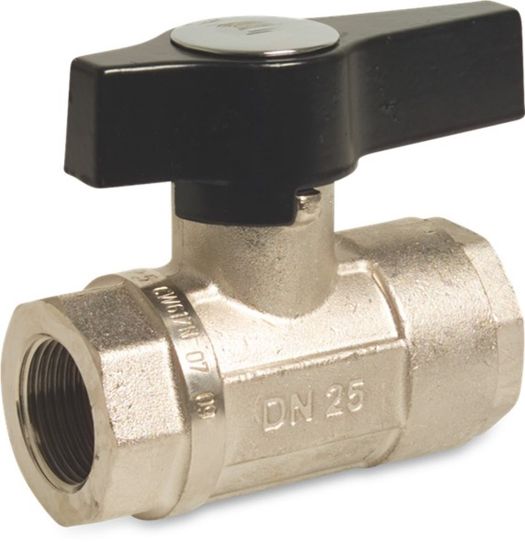 Afbeeldingen van Hoge druk kogelkraan type Hipress 2321 messing vernikkeld ⅜" binnendraad 210bar