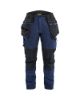Afbeeldingen van BLÅKLÄDER Werkbroek dames met stretch 7170 donker marineblauw/zwart D20