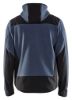 Afbeeldingen van BLÅKLÄDER Gebreid jack met softshell 5940 gevoelloos blauw/donkerblauw L