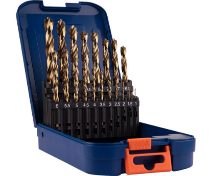 Afbeeldingen van ROTEC Metaalborenset 116 DIN338 TOP-X 19-delig 1-10MM ABS