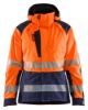 Afbeeldingen van BLÅKLÄDER Shelljack dames 4436 High Vis oranje/marineblauw M