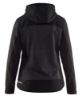 Afbeeldingen van BLÅKLÄDER Gebreid vest met softshell dames 4931 donkergrijs/zwart S