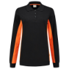 Afbeeldingen van TRICORP Polosweater bi-colour dames 302002 zwart/oranje M