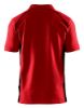 Afbeeldingen van BLÅKLÄDER Poloshirt piqué 3324 rood/zwart S