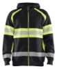 Afbeeldingen van BLÅKLÄDER Hoodie 3552 zwart/High Vis geel L