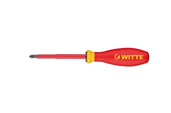 Afbeeldingen van WITTE Schroevendraaier PRO VDE PZ2X100MM