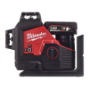 Afbeeldingen van MILWAUKEE Accu driedimensionale laser M123PL-401C met 3 groene 360° laser cirkels