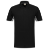 Afbeeldingen van TRICORP Poloshirt bi-colour 202004 zwart/grijs 2XL
