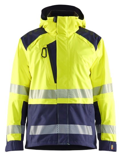 Afbeeldingen van BLÅKLÄDER Shelljack 4435 High Vis geel/marineblauw XL