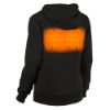 Afbeeldingen van MILWAUKEE Hoodie dames verwarmd M12HHLBL1-0 zwart XL