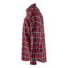 Afbeeldingen van BLÅKLÄDER Overhemd 3299 rood/marineblauw 3XL