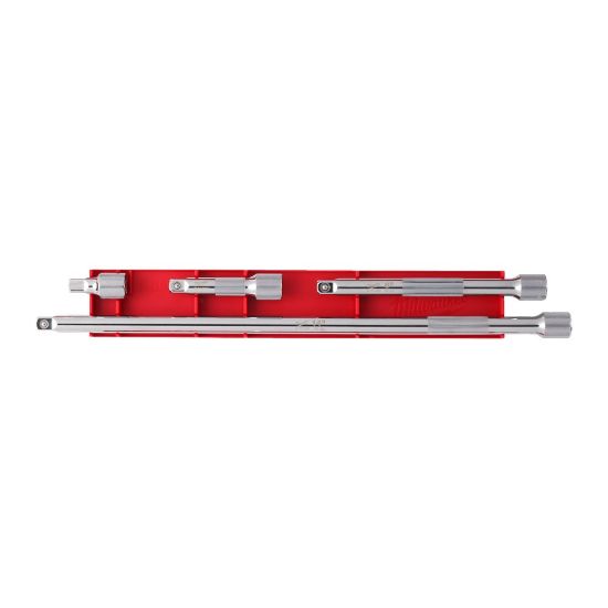 Afbeeldingen van MILWAUKEE Aandrijfverlengstukkenset ⅜" 4x 38/76/152/356MM t.b.v. dopsleutel