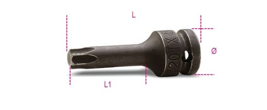 Afbeeldingen van BETA Slagdop ½" TORX 720TX 30