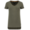 Afbeeldingen van TRICORP T-shirt Premium V-hals dames 104006 army 3XL
