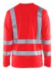 Afbeeldingen van BLÅKLÄDER T-shirt UV met lange mouwen 3381 High Vis rood S