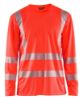 Afbeeldingen van BLÅKLÄDER T-shirt UV met lange mouwen 3385 High Vis rood XS