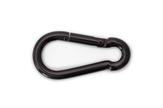 Afbeeldingen van Karabijnhaak C-DIN5299 zwart 40X4MM