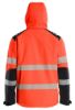 Afbeeldingen van BLÅKLÄDER Softshell winterjas lichtgewicht 4400 High Vis rood/zwart M