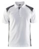 Afbeeldingen van BLÅKLÄDER Poloshirt piqué 3324 wit/donkergrijs M