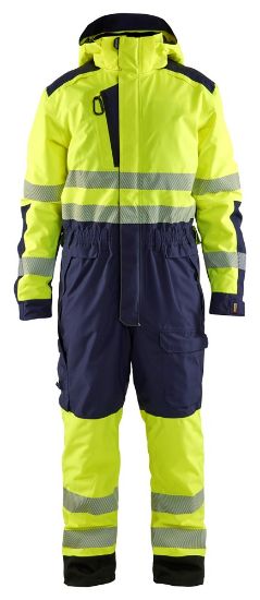 Afbeeldingen van BLÅKLÄDER Winteroverall 6725 High Vis geel/marineblauw M
