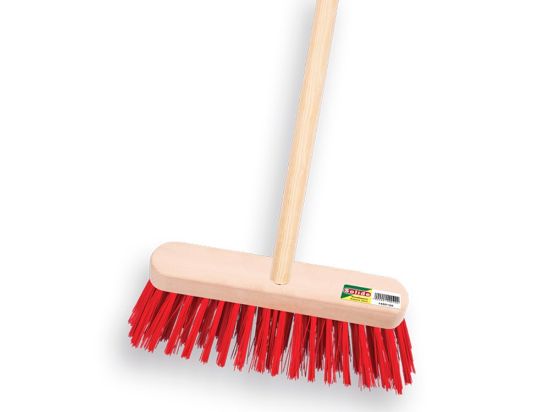 Afbeeldingen van SOLIDE Bezem PPN 29CM met IKAPÉ steel 130X2,4CM