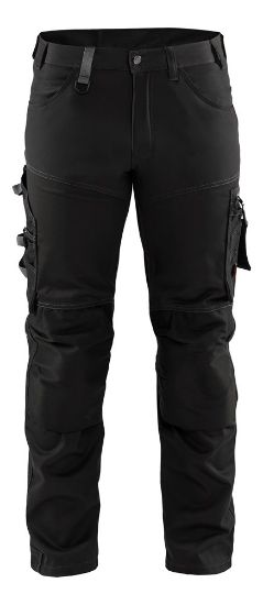 Afbeeldingen van BLÅKLÄDER Werkbroek met stretch 1799 zwart D84