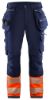 Afbeeldingen van BLÅKLÄDER Werkbroek met 4-weg stretch 1993 marineblauw/High Vis oranje D100