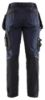 Afbeeldingen van BLÅKLÄDER Werkbroek dames met stretchpanelen en spijkerzakken 7115 donker marineblauw/zwart D22