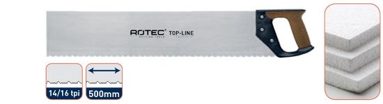 Afbeeldingen van ROTEC Isolatiehandzaag Top-Line TL10/500 500MM 14/16 TPI