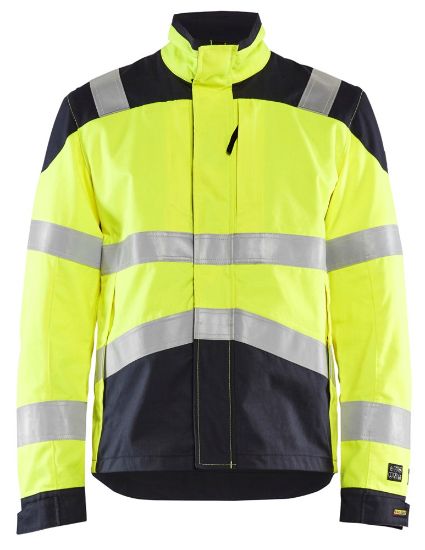 Afbeeldingen van BLÅKLÄDER Jack Multinorm Inherent 4089 High Vis geel/marineblauw 4XL