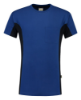 Afbeeldingen van TRICORP T-shirt bi-colour met borstzak 102002 royal blauw/navy S