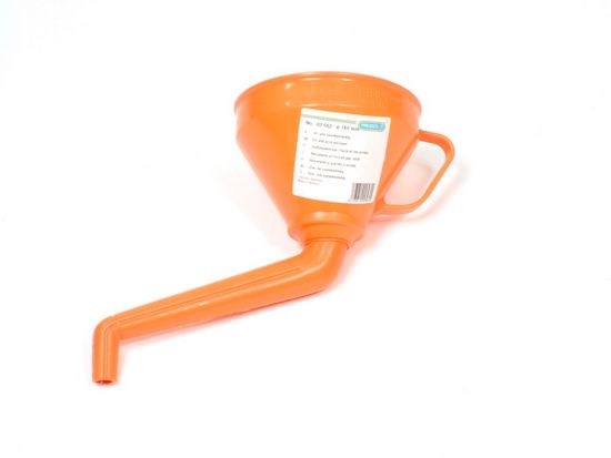 Afbeeldingen van PRESSOL Hoektrechter met zeef en rand 160MM 1,2L