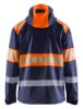Afbeeldingen van BLÅKLÄDER Softshell jack 4494 marineblauw/High Vis oranje L