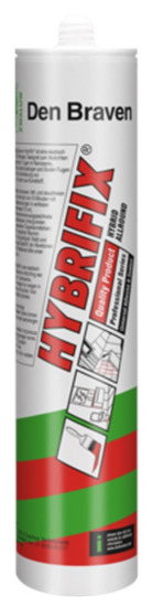 Afbeeldingen van ZWALUW Lijmkit Hybrifix grijs 290ML