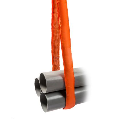 Afbeeldingen van Rondstrop oranje 10T 10M omtrek 5M werklengte